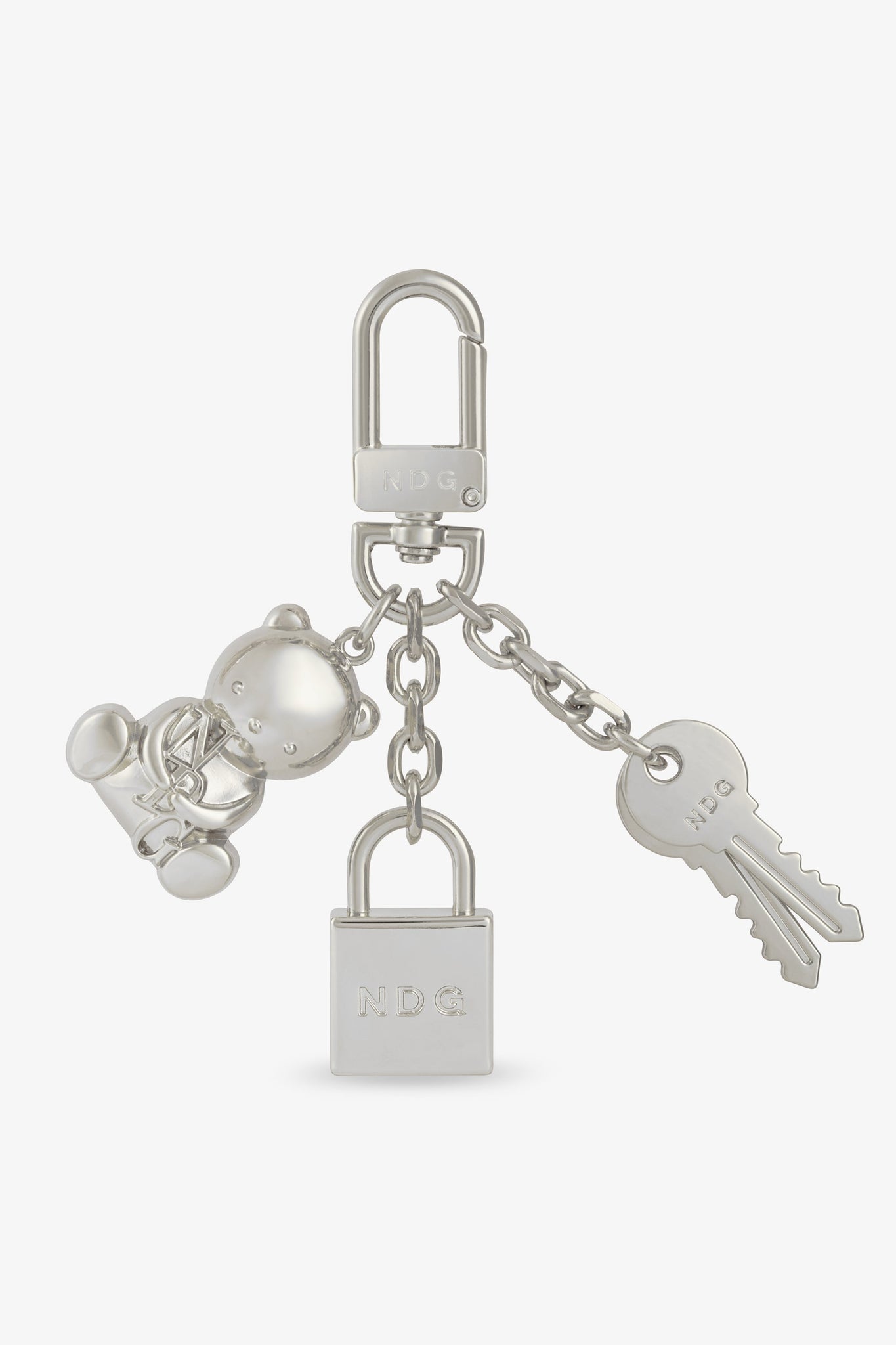 Set 01 Silver Keychain – NDG PARIS GLOBAL