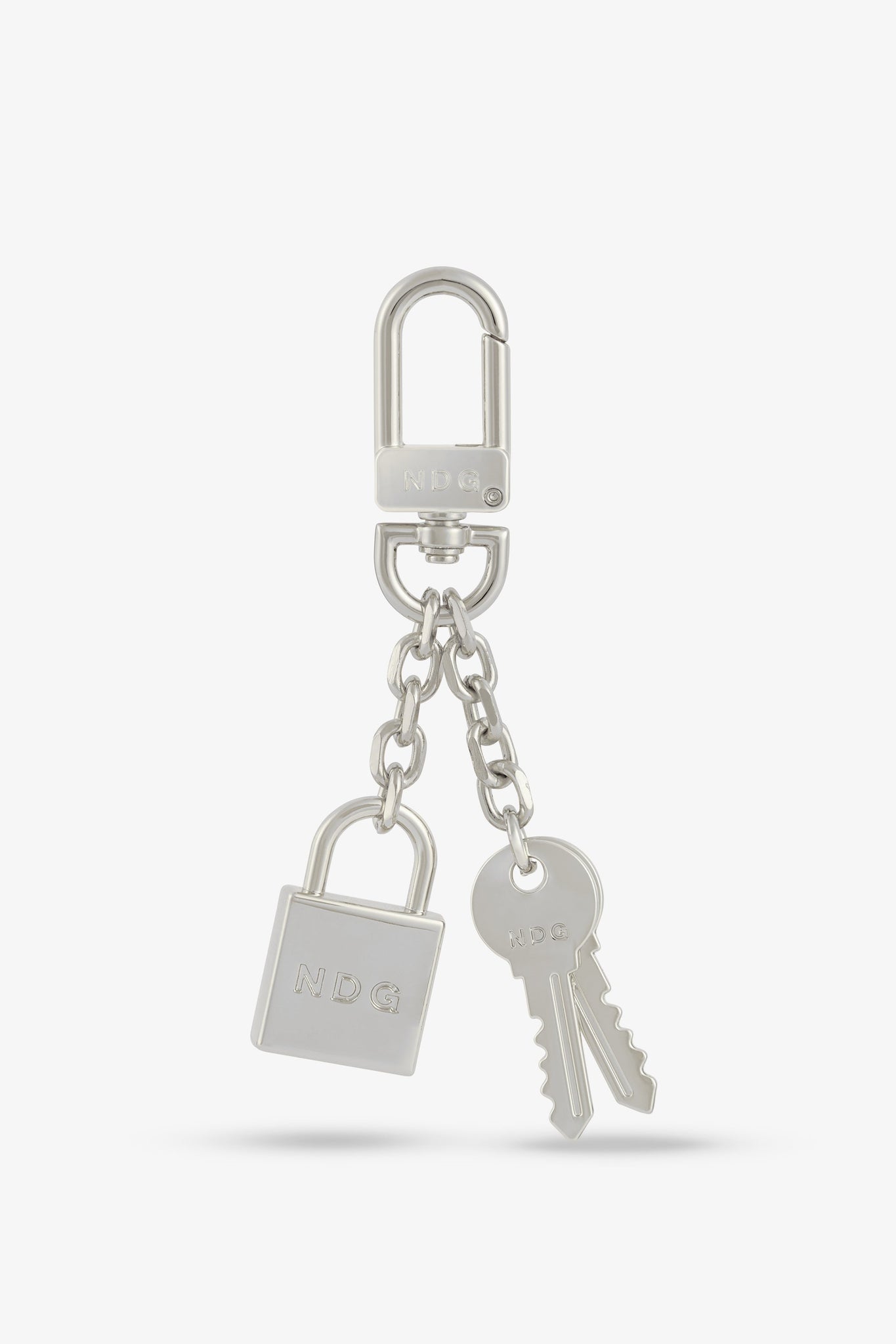 Padlock Keychain Silver – NDG PARIS GLOBAL