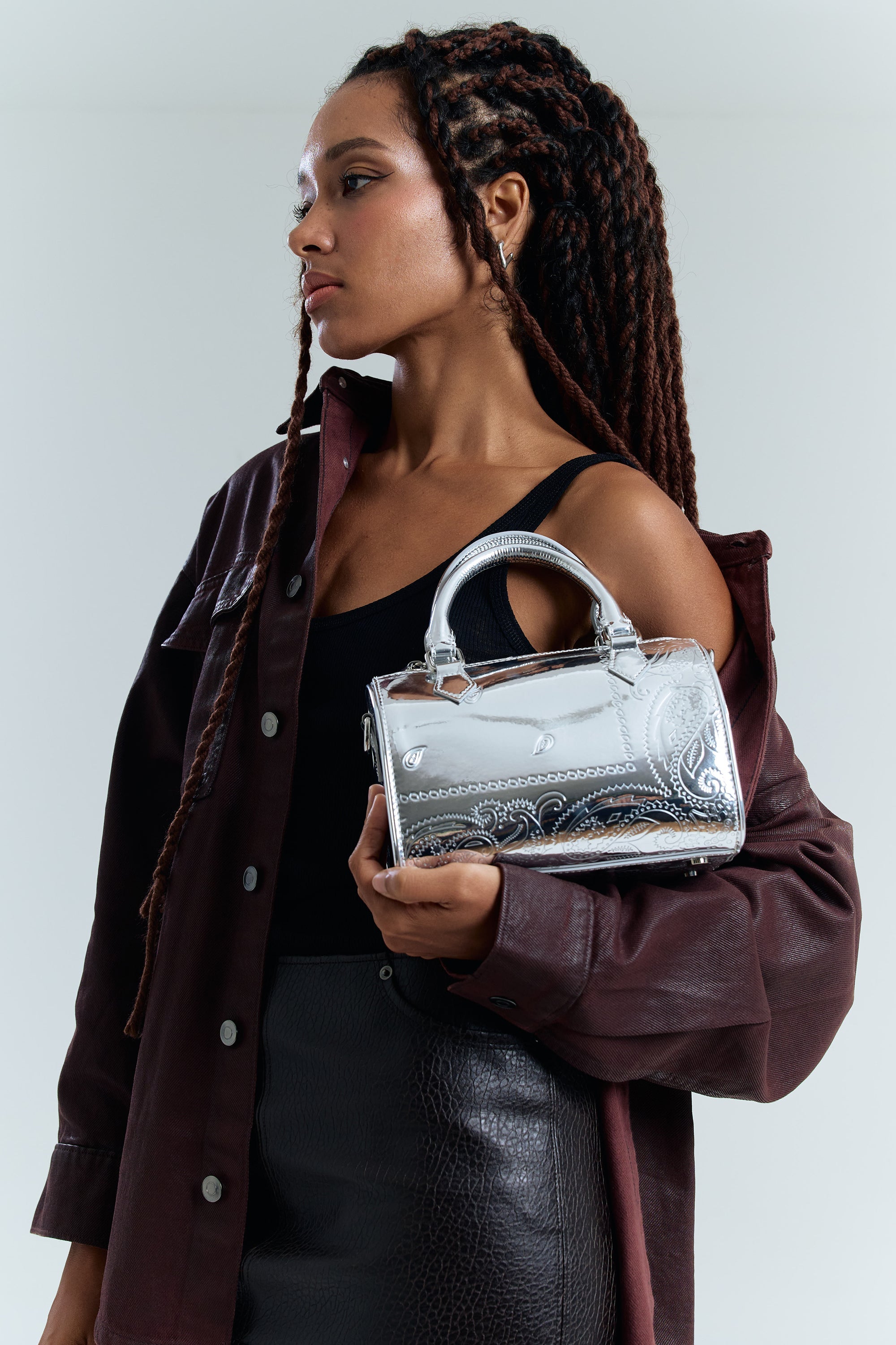 Mini Daily Silver Paisley – NDG PARIS GLOBAL